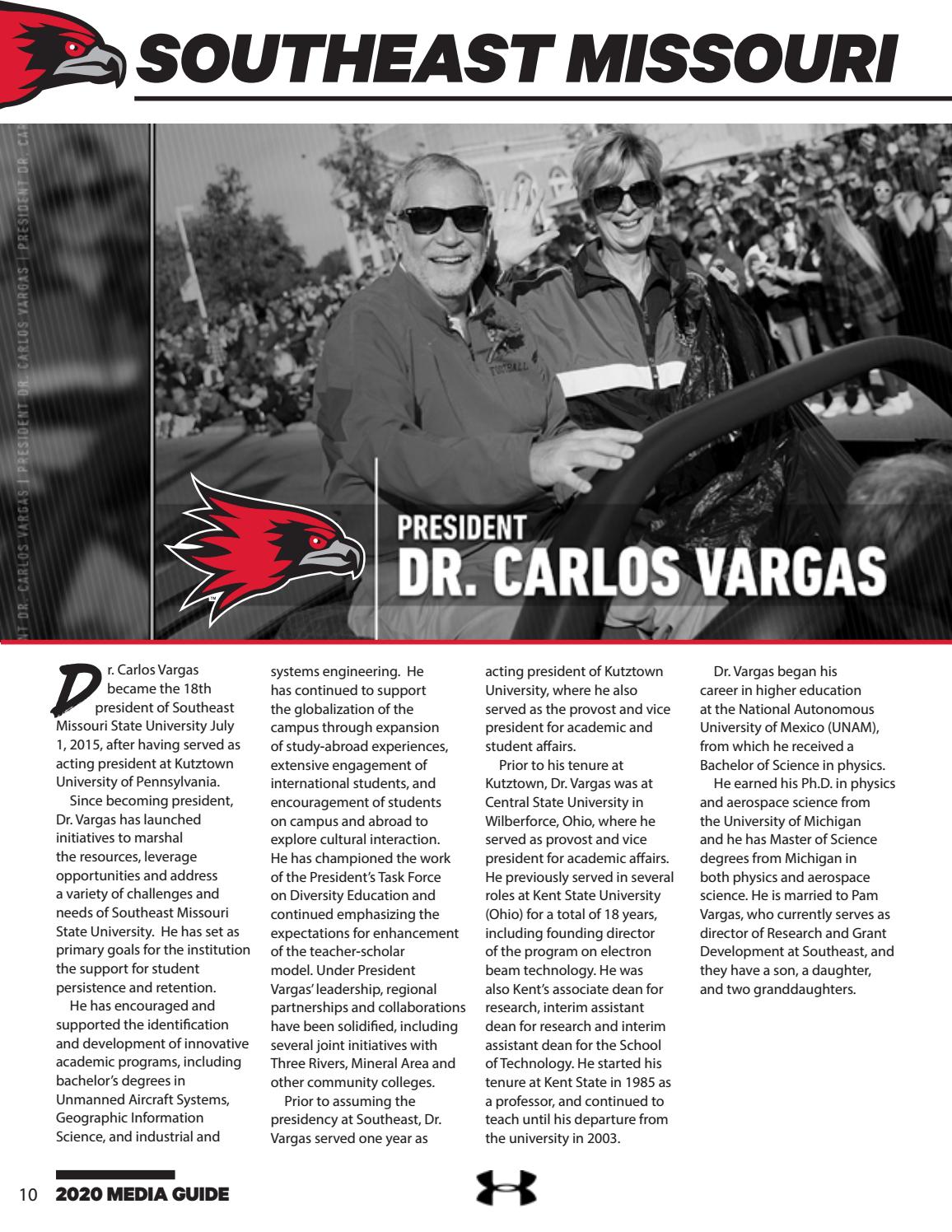 2020 Southeast Missouri Gymnastics Media Guide by Southeast Missouri