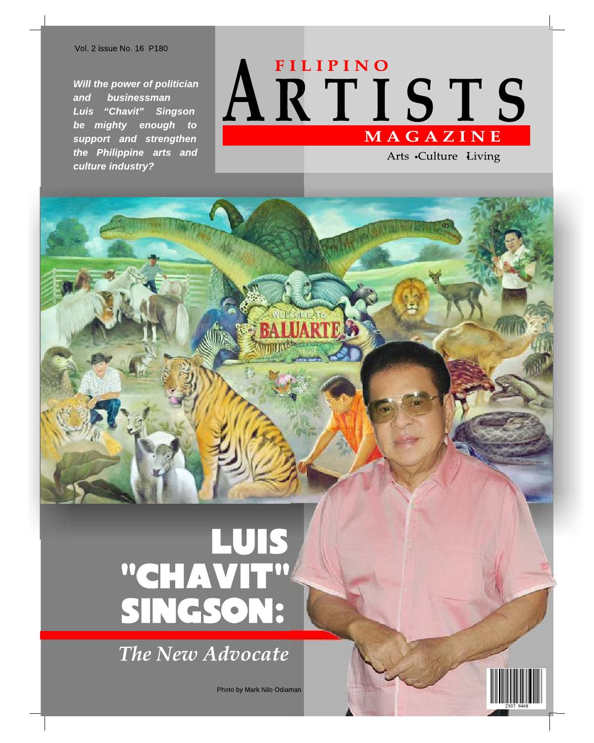 Filipino Artists Magazine Vol 2 no 16 by Roy Espinosa Issuu