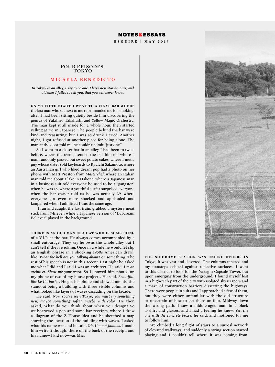 Esquire 05/2017 Megan Young