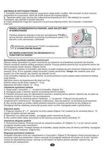 Car Seat JUPITER+SPS Manual Instruction 2020 第 18 页