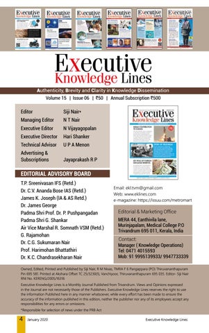 Executive Knowledge Lines - January 2020 第 4 页