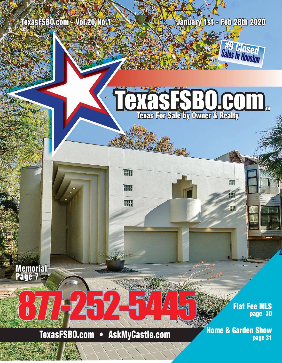 Texas For Sale by Owner No Commission Real Estate and Flat Fee MLS by