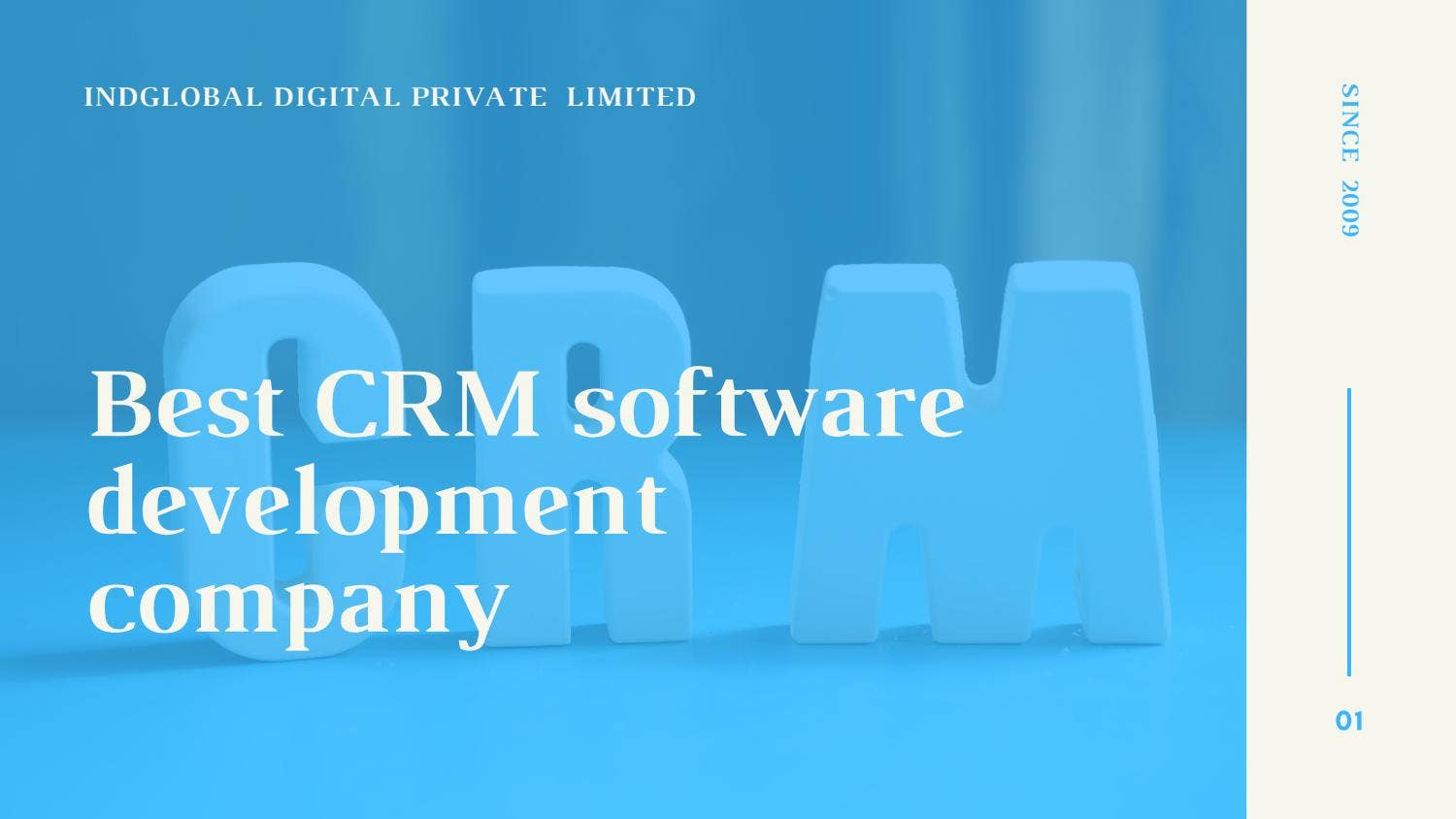 CRM Software Development Company in Bangalore, India by indglobal ...
