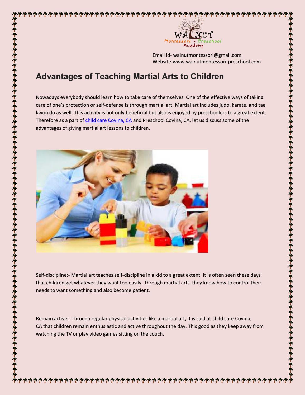 advantages-of-teaching-martial-arts-to-children-by-walnut-montessori