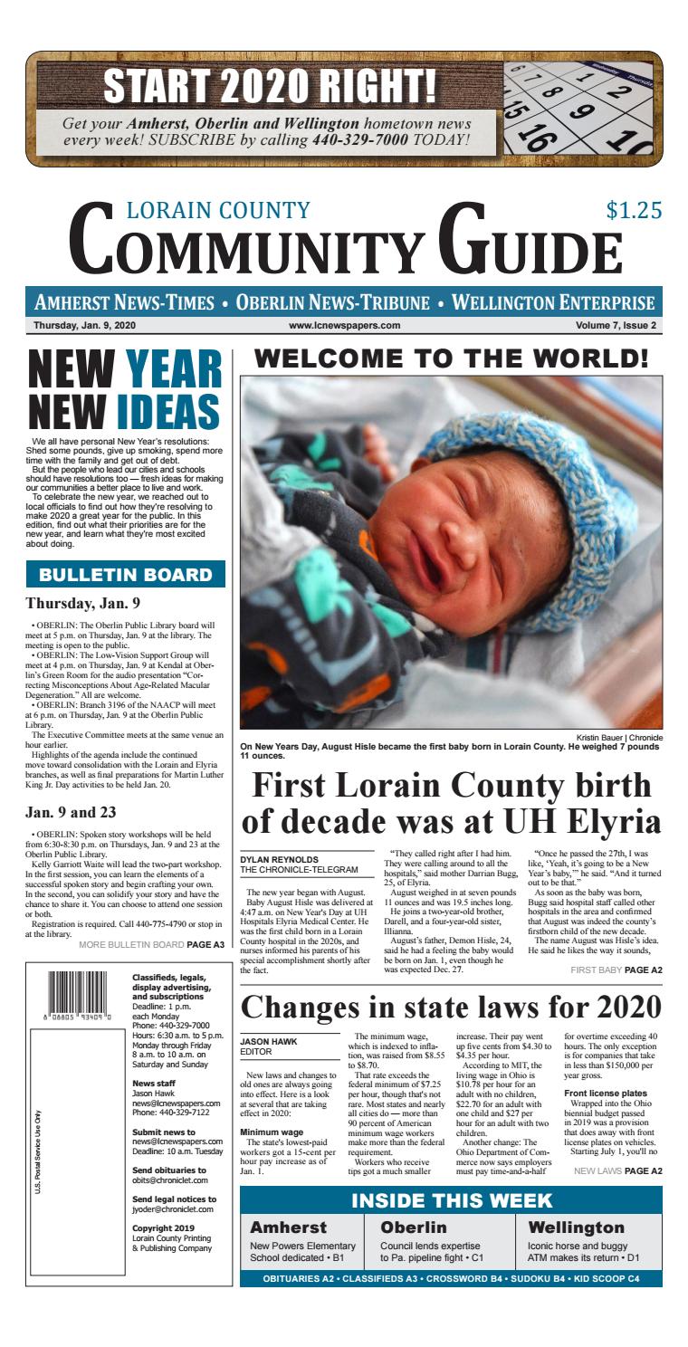 Lorain County Community Guide Jan 9 2020 By Lorain County Printing And Publishing Issuu