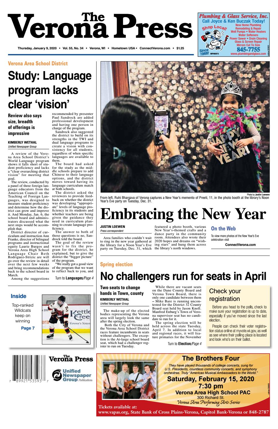 1/9/20 Verona Press by Woodward Community Media Issuu