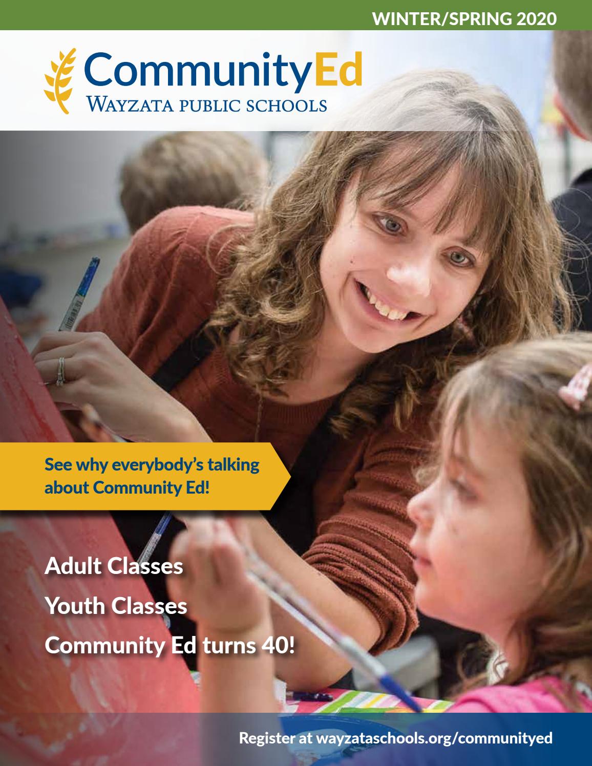 Wayzata Community Ed 2020 Winter & Spring Catalog by Wayzata Public
