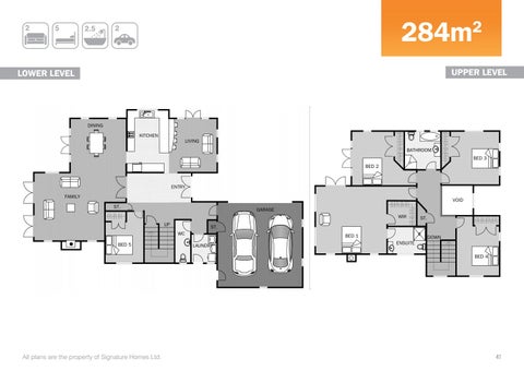 Designer Collection - Multi Level ABOVE 280m2 by Signature Homes Ltd ...