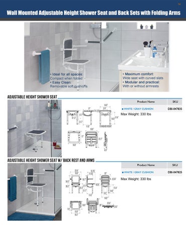 Design By Intent Innovato 卫浴 × Shower Safety 坐具 × 配件 第 14 页