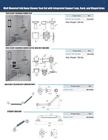 Design By Intent Innovato 卫浴 × Shower Safety 坐具 × 配件 第 15 页