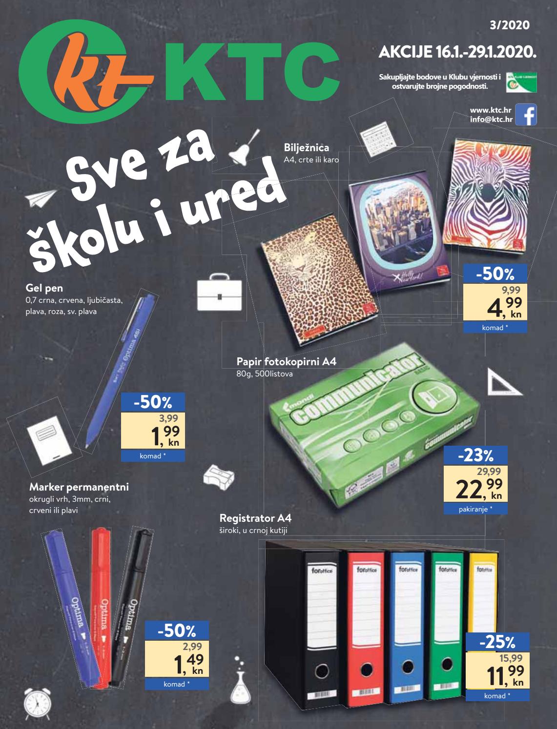 KTC katalog Sve za školu i ured od 16.29.01.2020.. by Catalog.hr Issuu