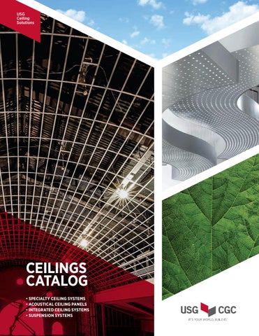 Usg Ceilings Systems Look Book By Usg1 Issuu