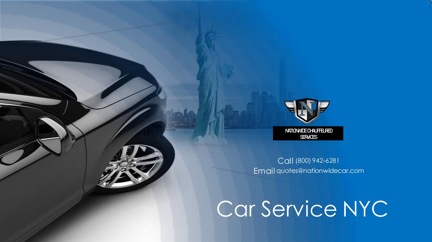 NYC Car Service by Nationwidecar Issuu
