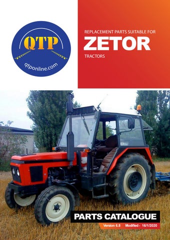 Zetor Super Series Tractor Flyer