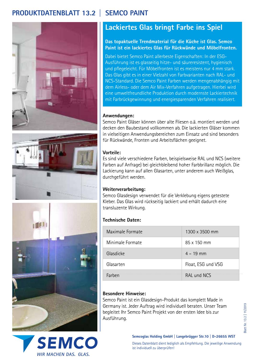 Semco Paint Produktdatenblatt by Semcoglas Issuu