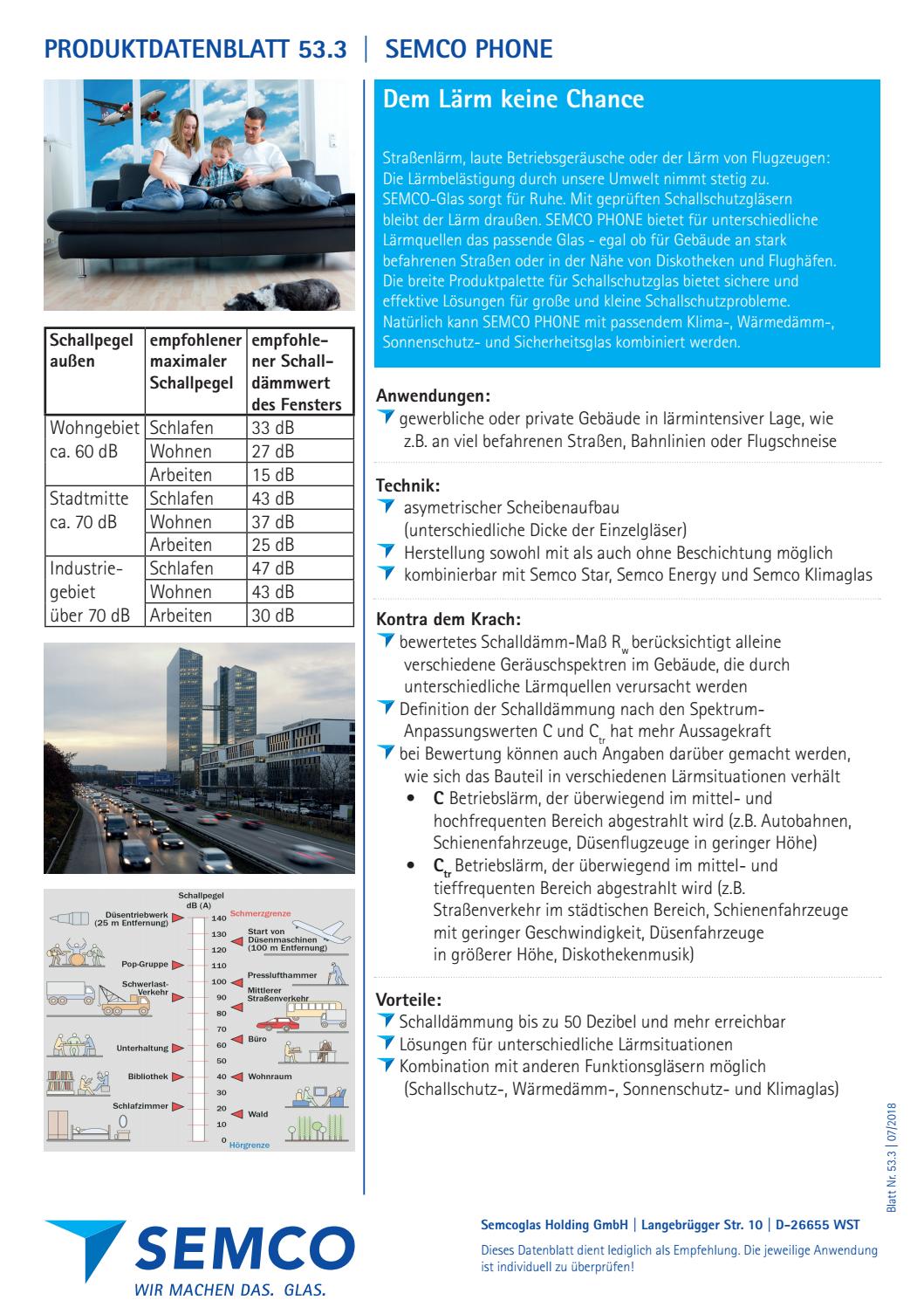 Semco Phone Produktdatenblatt by Semcoglas - Issuu