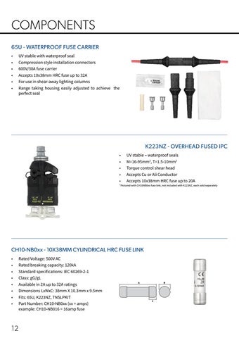 TransNet NZ Ltd 灯饰目录 · Street 灯饰 Solutions 第 12 页