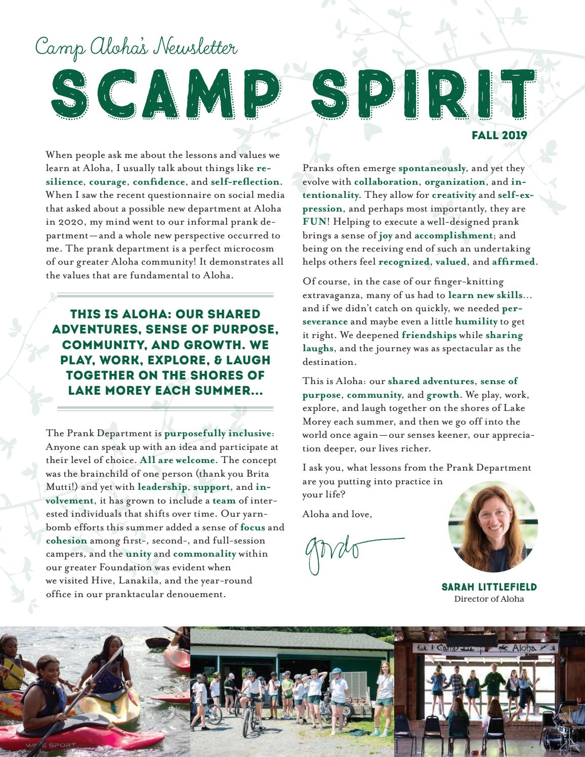 Aloha Scamp Spirit Fall 19 By The Aloha Foundation Issuu