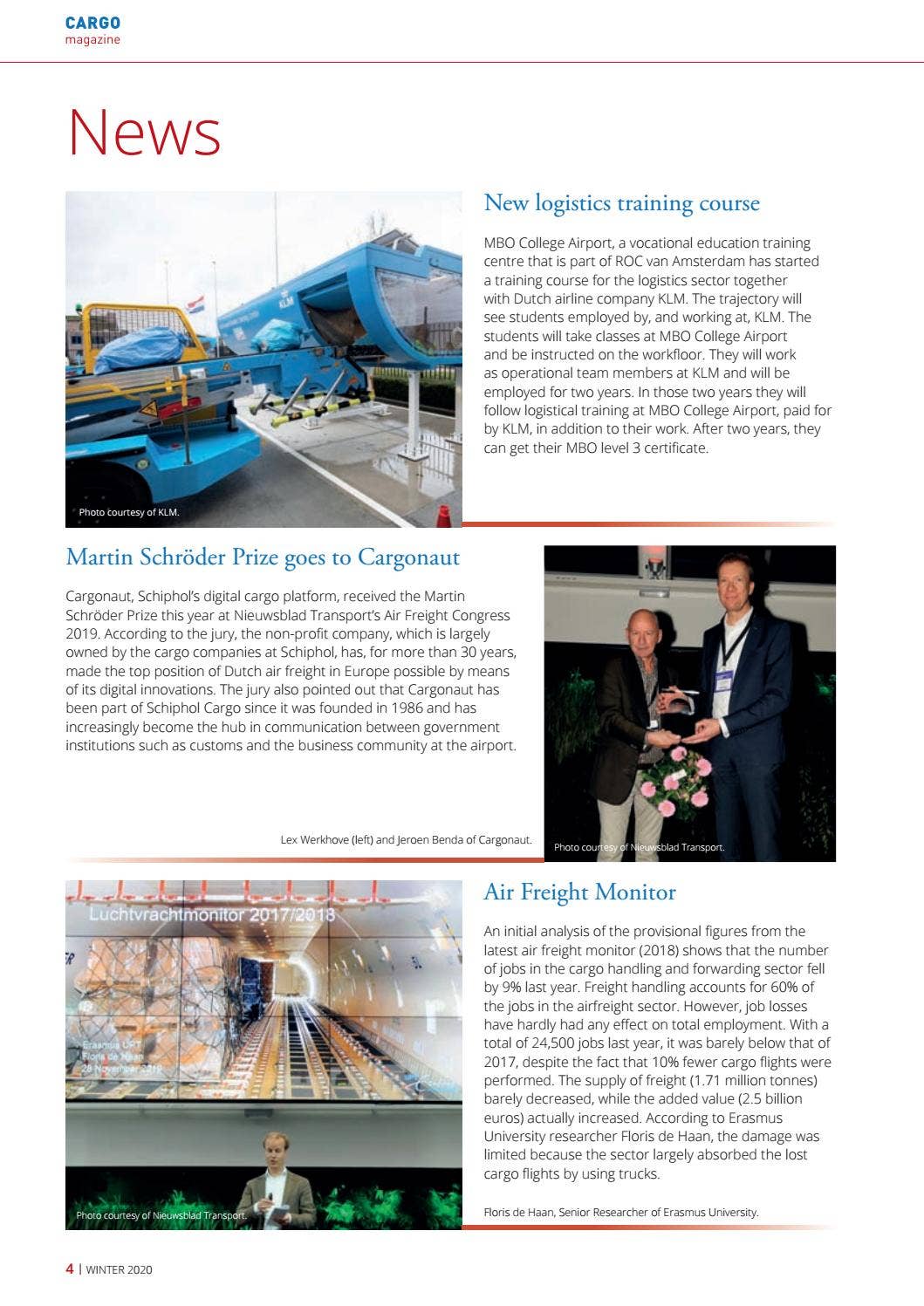 CARGO Magazine 2020 Issue 1 by Yellow & Finch Publishers - Issuu