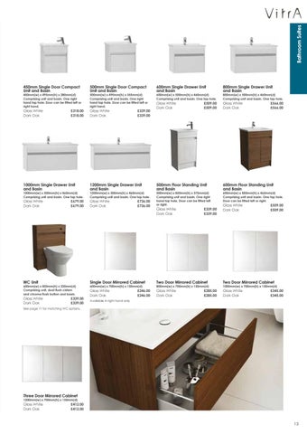 Rubberduck Bathrooms Ltd 家具目录 · Barwicks: The Gallery 2020 第 13 页