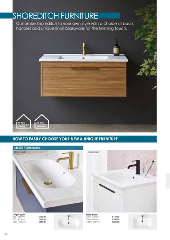 Rubberduck Bathrooms Ltd 家具目录 · Barwicks: The Gallery 2020 第 18 页