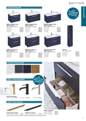 Rubberduck Bathrooms Ltd 家具目录 · Barwicks: The Gallery 2020 第 19 页