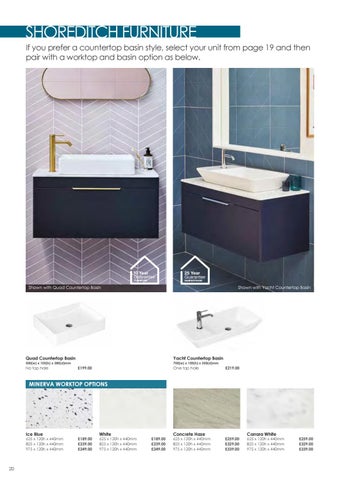 Rubberduck Bathrooms Ltd 家具目录 · Barwicks: The Gallery 2020 第 20 页