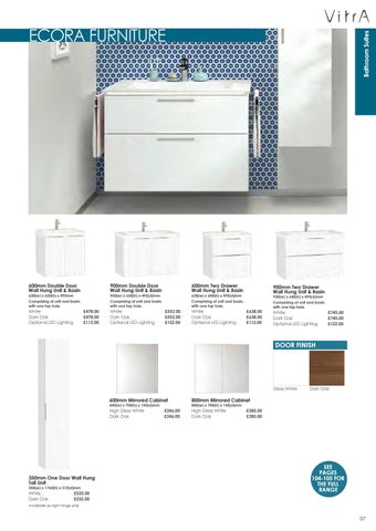 Rubberduck Bathrooms Ltd 家具目录 · Barwicks: The Gallery 2020 第 7 页