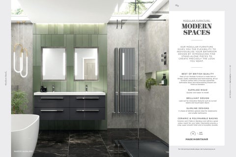 Rubberduck Bathrooms Ltd Hudson Reed 家具手册 Jan 2020 第 13 页