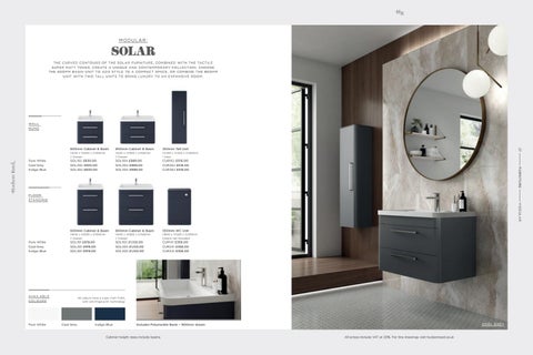 Rubberduck Bathrooms Ltd Hudson Reed 家具手册 Jan 2020 第 14 页