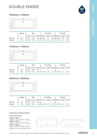 Rubberduck Bathrooms Ltd Mere Bathrooms 家具手册 2020 第 17 页