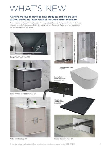 Rubberduck Bathrooms Ltd Mere Bathrooms 家具手册 2020 第 5 页