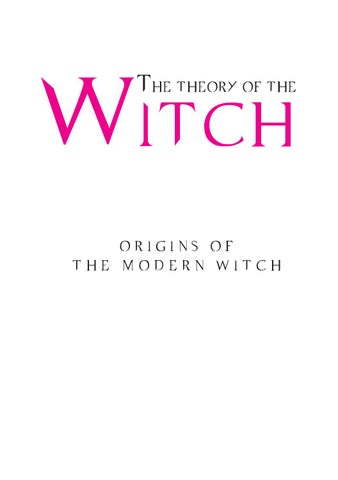 The Theory of the Witch 第 3 页