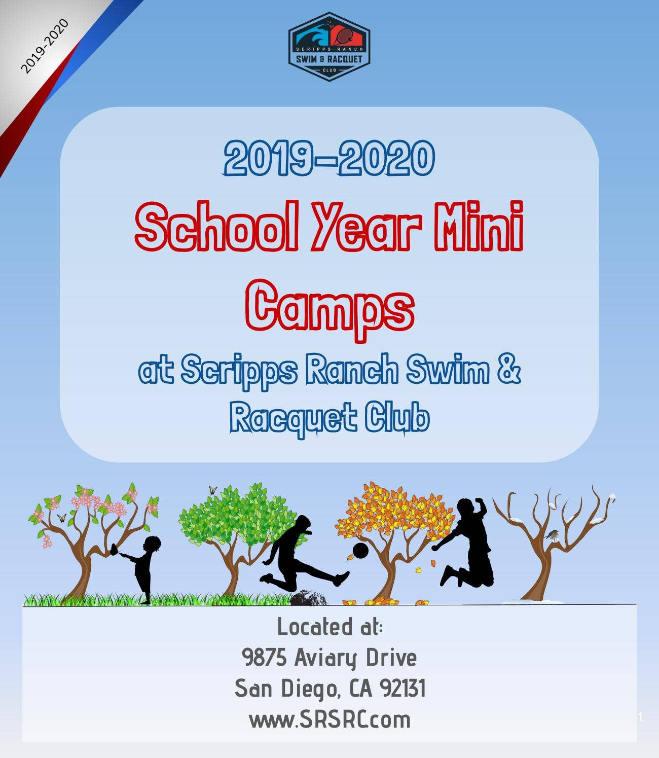 2019-2020 School Year Mini Camps at Scripps Ranch Swim & Racquet Club ...
