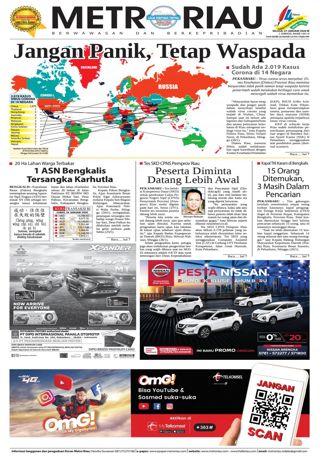 Metro Riau Edisi 27 Januari 2020 By Harian Pagi Metro Riau Issuu<script async src=