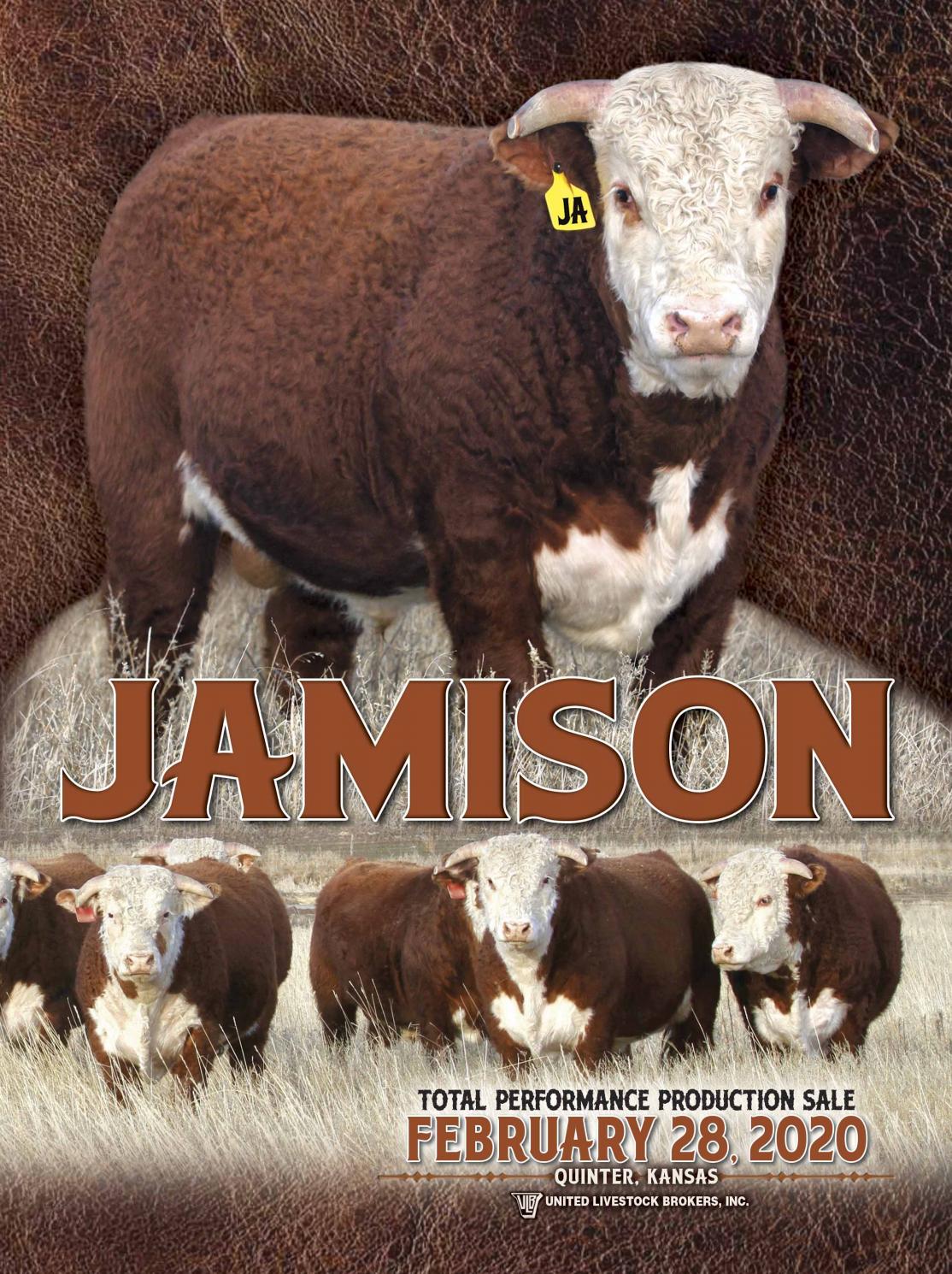 Jamison Herefords Production Sale by American Hereford Association and