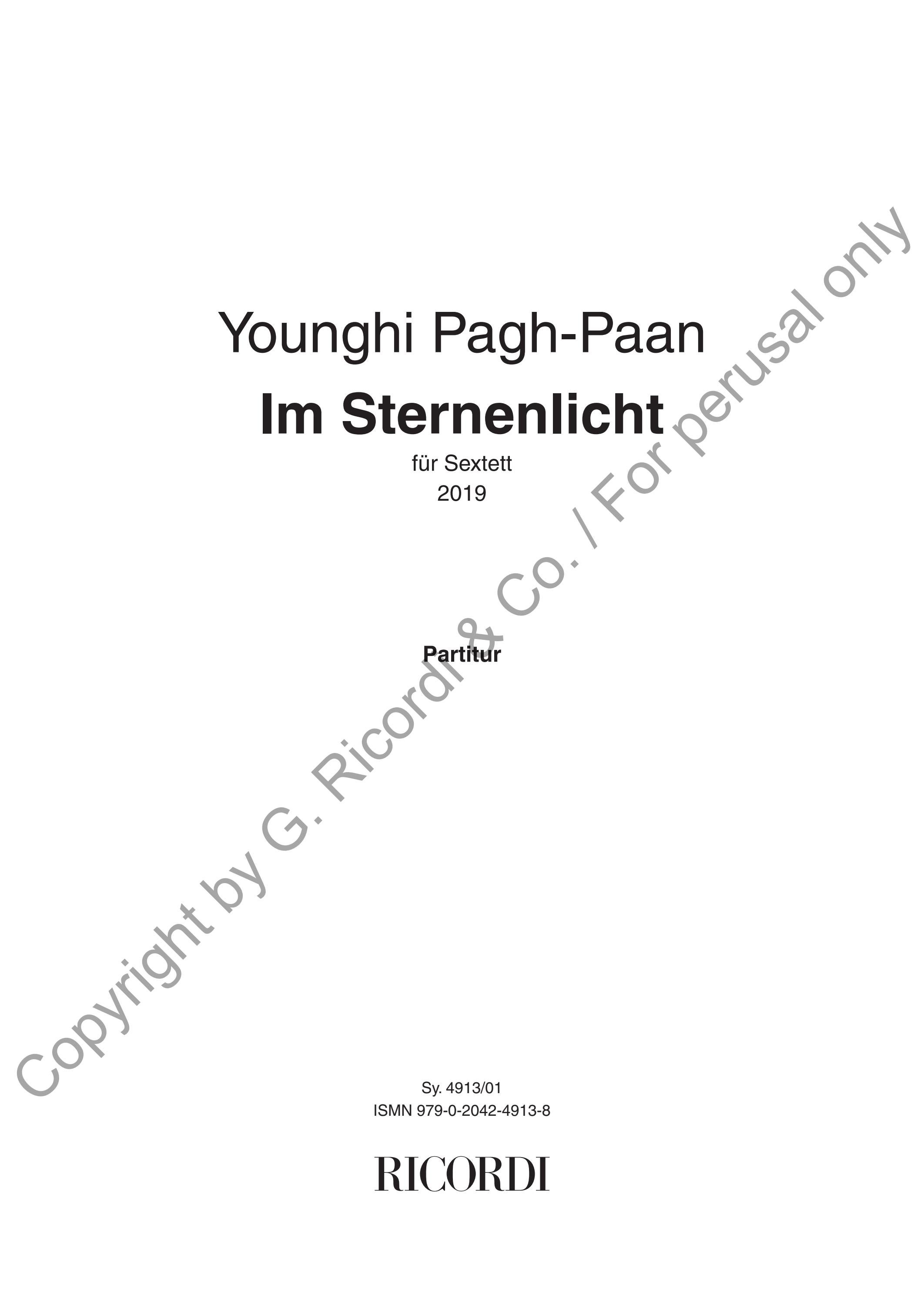 Sy 4913 Younghi Pagh Paan Im Sternenlicht 19 By Ricordi Issuu