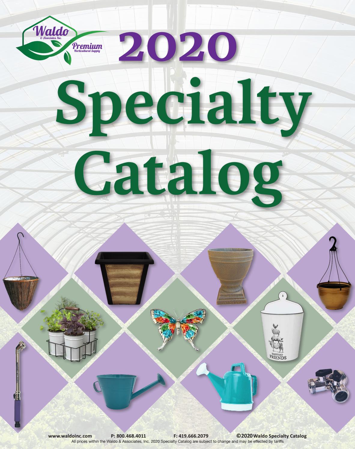 2020 Specialty Catalog by Waldo & Associate, Inc Issuu