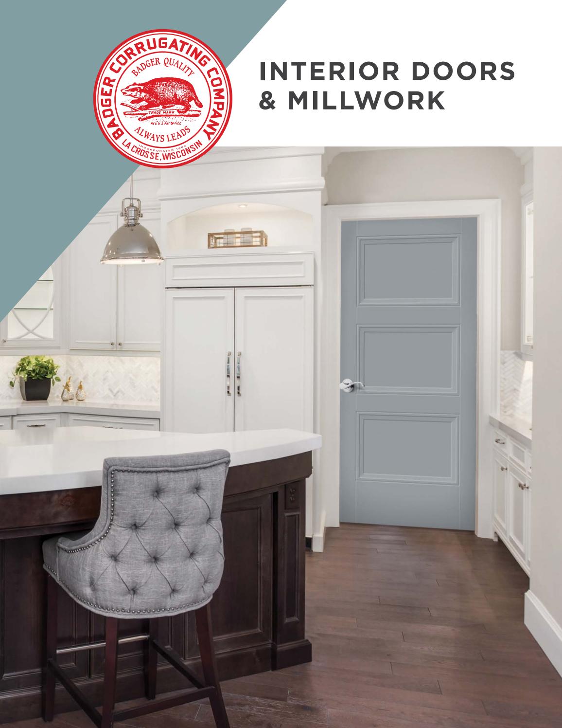 Badger Corrugating Company Interior Millwork Catalog by Badger