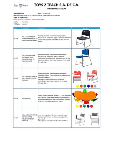 Mobiliario Escolar y Pizarrones 第 10 页