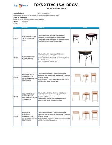 Mobiliario Escolar y Pizarrones 第 12 页