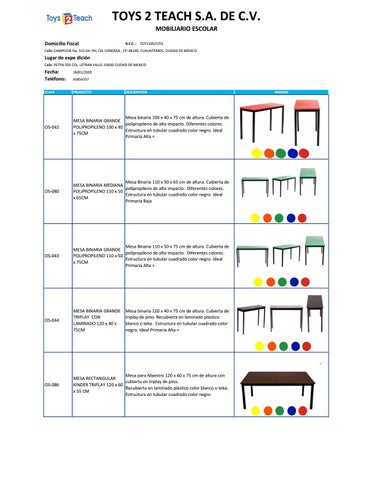 Mobiliario Escolar y Pizarrones 第 15 页