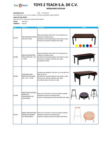 Mobiliario Escolar y Pizarrones 第 16 页