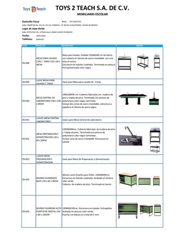 Mobiliario Escolar y Pizarrones 第 17 页