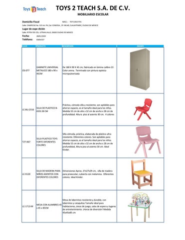 Mobiliario Escolar y Pizarrones 第 21 页