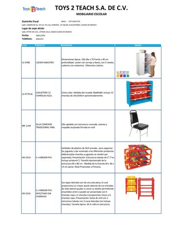 Mobiliario Escolar y Pizarrones 第 24 页