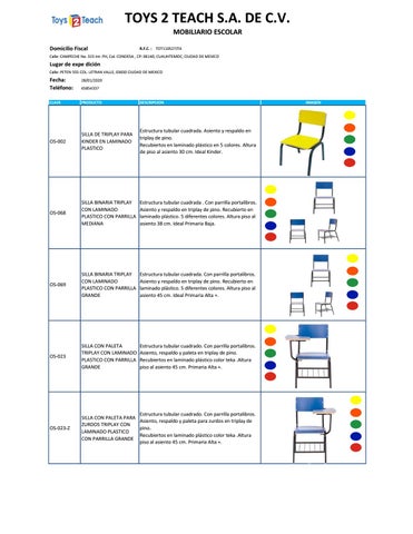 Mobiliario Escolar y Pizarrones 第 7 页