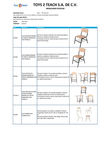 Mobiliario Escolar y Pizarrones 第 8 页