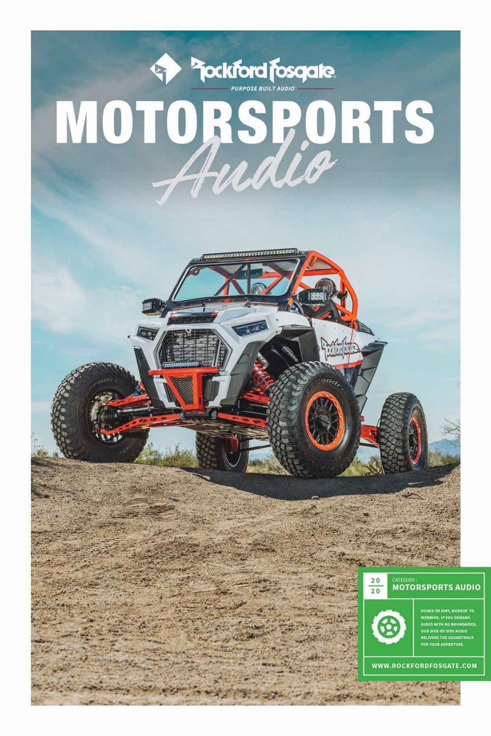 2020 Motorsport Audio Catalog by Rockford Fosgate Issuu