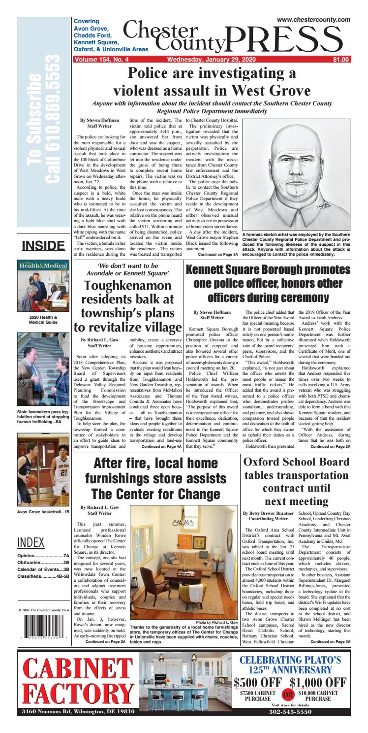 Chester County Press 01 29 2020 Edition By Ad Pro Inc Issuu Chester County Press 01 29 2020 Edition